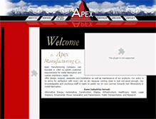 Tablet Screenshot of apexmanco.com